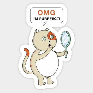 Cat Purrfect Sticker